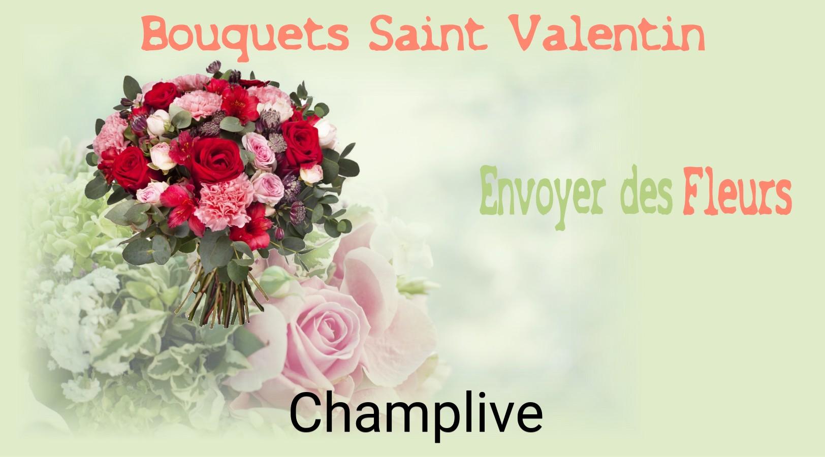 Roses de Saint-Valentin livrées à Champlive